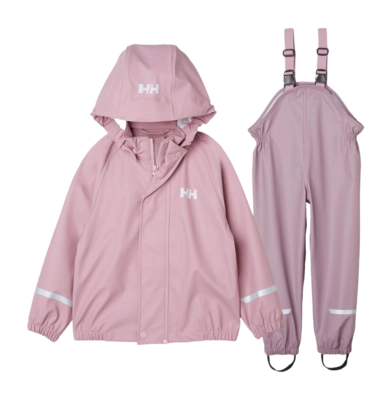 Regenanzug Helly Hansen Bergen 2.0 Polyurethan Kinder Purple Clay/Argile Violet