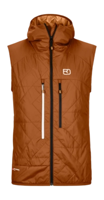 Bodywarmer Ortovox Men Swisswool Piz Boe Vest Bristle Brown