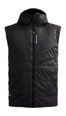 Weste Ortovox Swisswool Piz Duan Vest Herren Black Raven