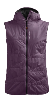 Weste Ortovox Swisswool Piz Duan Vest Damen Wild Berry