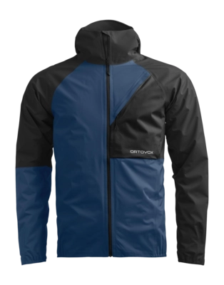 Jacke Ortovox Piz Selva 2.5L Jacket Herren Deep Ocean