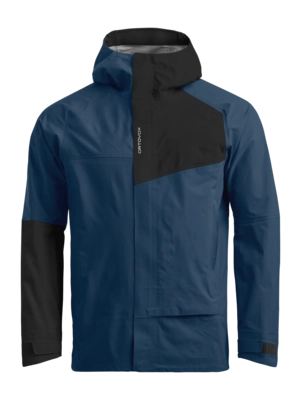 Jacke Ortovox Seceda 3L Jacket Herren Deep Ocean