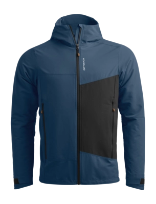 Jacke Ortovox Seceda Softshell Jacket Herren Deep Ocean