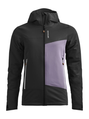Jacke Ortovox Seceda Softshell Jacket Damen Black Raven