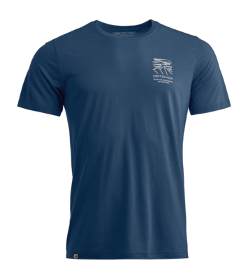 T-Shirt Ortovox 150 Cool Mtn Mission TS Herren Deep Ocean