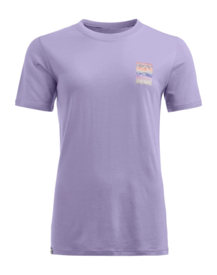 T-Shirt Ortovox 140 Cool Mtn Gradient TS Damen Lush Lavender