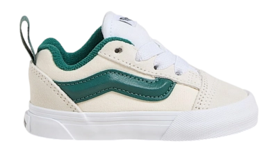 Vans Toddler Knu Skool Elastic Lace Green Marshmallow