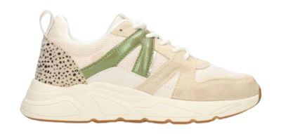 Sneaker POSH by Poelman Women Carocel Beige With Combination 2