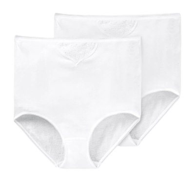 Ondergoed Schiesser Women 145241 Cotton Essentials White (2-Pack)