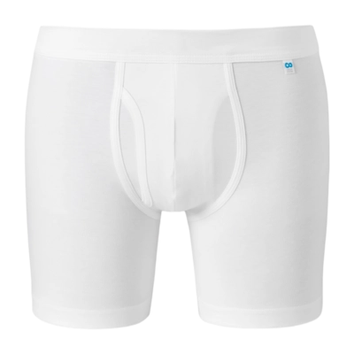 Boxer Schiesser Homme 172472 Long Life Rib White
