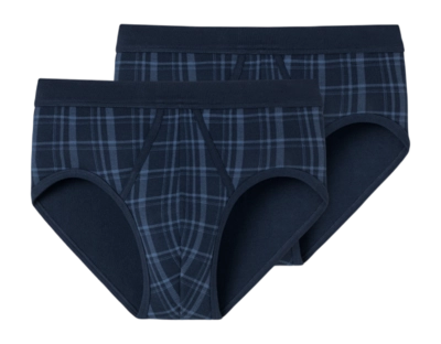 Caleçon Schiesser Men 172691 Classic Daywear Dark Blue (Lot de 2)