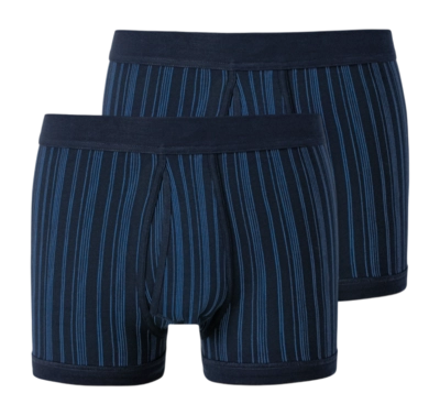 Boxer Schiesser Homme 172695 Classic Daywear Dark Blue (Lot de 2)