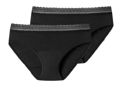 Ondergoed Schiesser Women 176299 Secret Care Black (2-Pack)