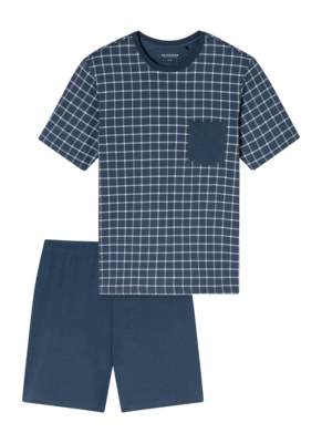 Pyjama Schiesser 181155 Comfort Essentials Herren Air