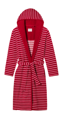 Badjas Schiesser Women 181535 Feather Terry Red