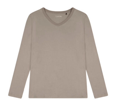Pyjamashirt Schiesser 182182 Mix+Relax Herren Clay