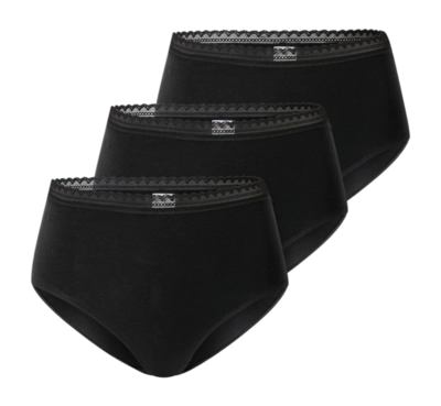 Ondergoed Schiesser Women 182909 Modern Multipacks Black (3-Pack)