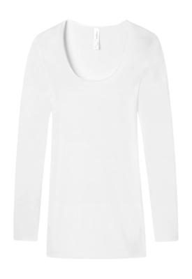 Longsleeve Schiesser Women 200765 Luxury White