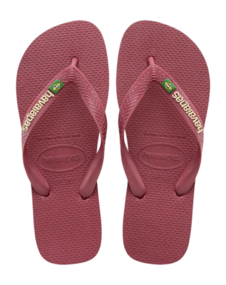 Slipper Havaianas Unisex Brasil Logo Amaranth