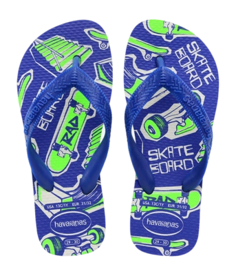 Slipper Havaianas Kids Athletic White/Marine Blue