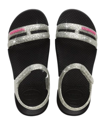 Sandaal Havaianas Kids Play Mall Glitter Black