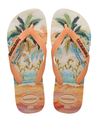 Slipper Havaianas Unisex Top Tropicalia Vibes Peach
