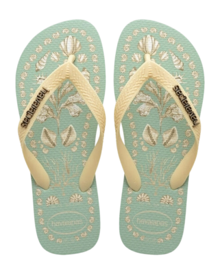 Tongs Havaianas Unisexe Top Tropicalia Vibes Coast Green