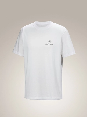 T-Shirt Arc'teryx Men Kragg SL Cotton Bird Word SS White Light/ Black