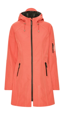 Raincoat Ilse Jacobsen Women RAIN37 Spiced Coral