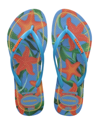 Flip Flops Havaianas Slim Tropical Damen Turquoise