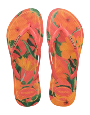 Flip Flops Havaianas Slim Tropical Tropical Damen Coral
