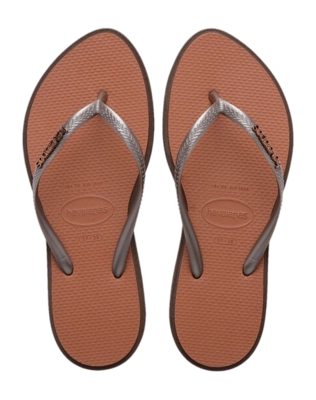 Slipper Havaianas Women Slim Point Dark Brown