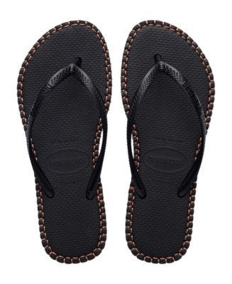 Flip Flops Havaianas Slim Flatform Loop Damen Black