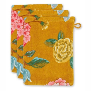 Washandje Pip Studio Good Evening Yellow (Set van 3)