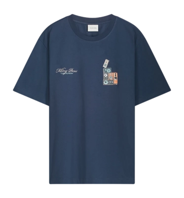 T-Shirt Filling Pieces Speaker Wall Herren Navy