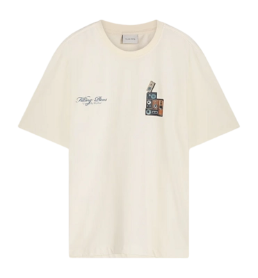 T-Shirt Filling Pieces Men Speaker Wall Antique White