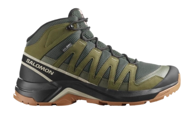 Wanderschuhe Salomon X-Adventure Recon Mid GTX Herren Peat Martini / Olive / Oxford Tan