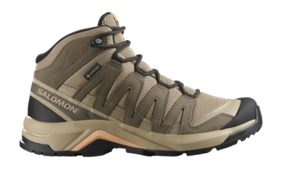 Wandelschoen Salomon Women X-Adventure Recon Mid GTX Desert Tan/Falcon/Tender Peach