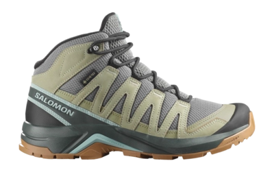 Wanderschuhe Salomon X-Adventure Recon Mid GTX Damen Sedona Sage / Seagrass / Tourmaline