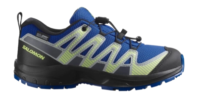 Chaussures de Trail Salomon Kids XA Pro V8 WP Nautical Blue/Black/Sharp Green