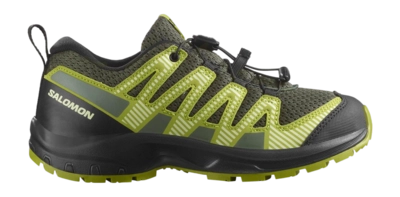 Trailrunningschuhe Salomon XA Pro V8 Kinder Urban Chic/Black/Dark Citron