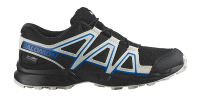 Trailrunningschuhe Salomon Speedcross WP Kinder Black / Vanilla Ice / French Blue