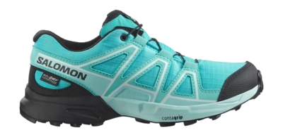 Chaussures de Trail Salomon Kids Speedcross WP Blue Curacao/Black/Iced Aqua