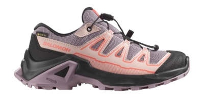 Wanderschuhe Salomon X Ultra GTX Kinder Nirvana / Black / Fusion Coral