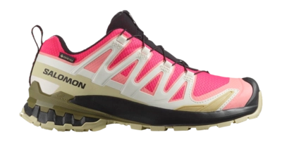 Chaussures de Trail Salomon Women XA Pro 3D V9 GTX Rouge Red/Vanilla Ice/Martini Olive