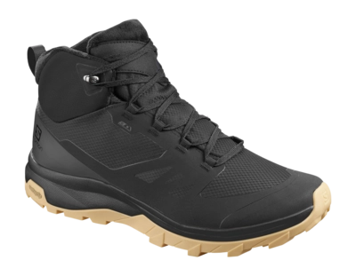 Wandelschoen Salomon Men Outsnap WP Black/Ebony/Gum1A