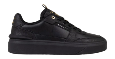 Cruyff Footwear Endorsed Tennis Soft Leather/Tumbled Black