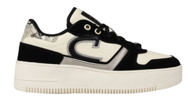 Cruyff Footwear Campo Low Tall Fine Lizzard/Suede Black/Brown