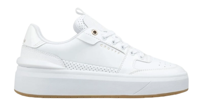 Cruyff Footwear Endorsed Tennis Soft Leather/Patent White
