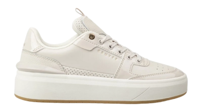 Cruyff Footwear Endorsed Tennis Soft Leather/Patent Cream